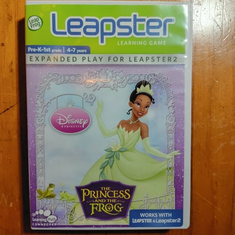 Leapster Learning‎ Game - The Princess And The Frog Disney Educational Toy